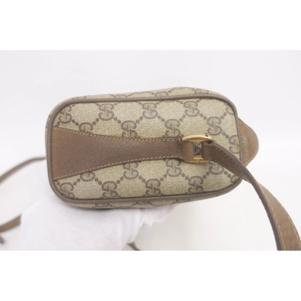 GUCCI Supreme Canvas Web Sherry Line Shoulder Cross Bag GG With Gucci Wa… - Picture 5 of 12